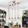 Ripoll hanging light, globe light, pendant light Ecru, black, 4-light sources