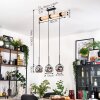 Ripoll hanging light, globe light, pendant light Ecru, black, 3-light sources