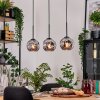 Ripoll hanging light, globe light, pendant light Ecru, black, 3-light sources