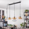 Mertola hanging light, pendant light black, 3-light sources