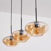Mertola hanging light, pendant light black, 3-light sources