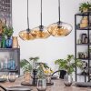 Mertola hanging light, pendant light black, 3-light sources