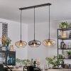 Mertola hanging light, pendant light black, 3-light sources