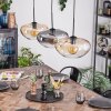 Mertola hanging light, pendant light black, 3-light sources