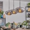 Mertola hanging light, pendant light black, 3-light sources