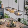 Mertola hanging light, pendant light black, 3-light sources