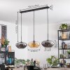 Mertola hanging light, pendant light black, 3-light sources
