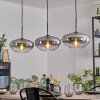 Mertola hanging light, pendant light black, 3-light sources