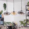 Mertola hanging light, pendant light black, 3-light sources