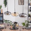 Mertola hanging light, pendant light black, 3-light sources