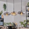 Mertola hanging light, pendant light black, 3-light sources
