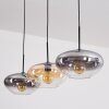 Mertola hanging light, pendant light black, 3-light sources