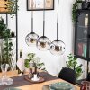 Ripoll hanging light, globe light, pendant light Ecru, black, 3-light sources