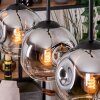 Ripoll hanging light, globe light, pendant light Ecru, black, 3-light sources