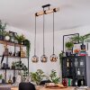 Ripoll hanging light, globe light, pendant light Ecru, black, 3-light sources