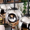 Ripoll hanging light, globe light, pendant light Ecru, black, 3-light sources