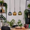 Koyoto hanging light, globe light, pendant light Ecru, black, 3-light sources