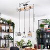Ripoll hanging light, globe light, pendant light Ecru, black, 3-light sources