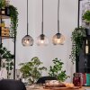 Ripoll hanging light, globe light, pendant light Ecru, black, 3-light sources