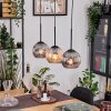 Ripoll hanging light, globe light, pendant light Ecru, black, 3-light sources