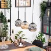 Ripoll hanging light, globe light, pendant light Ecru, black, 3-light sources