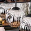 Ripoll hanging light, globe light, pendant light Ecru, black, 3-light sources