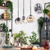 Koyoto hanging light, globe light, pendant light Ecru, black, 3-light sources