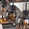 Koyoto hanging light, globe light, pendant light Ecru, black, 3-light sources