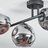 Ripoll ceiling light, globe light Smoke-coloured, 3-light sources