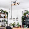 Koyoto hanging light, globe light, pendant light Ecru, black, 3-light sources