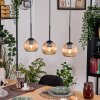 Koyoto hanging light, globe light, pendant light Ecru, black, 3-light sources
