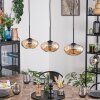 Mertola hanging light, pendant light Amber, 3-light sources