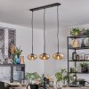 Mertola hanging light, pendant light Amber, 3-light sources