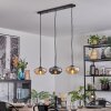 Mertola hanging light, pendant light Amber, Smoke-coloured, 3-light sources