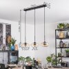 Mertola hanging light, pendant light Amber, clear, 3-light sources
