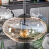 Mertola hanging light, pendant light Amber, clear, Smoke-coloured, 3-light sources