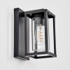 Portalis outdoor wall light, wall light black, 1-light source