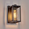 Portalis outdoor wall light, wall light black, 1-light source