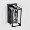 Portalis outdoor wall light, wall light black, 1-light source