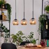Ripoll hanging light, globe light, pendant light Ecru, black, 3-light sources