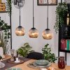 Ripoll hanging light, globe light, pendant light Ecru, black, 3-light sources