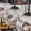 Ripoll hanging light, globe light, pendant light Ecru, black, 3-light sources