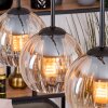 Koyoto hanging light, globe light, pendant light Ecru, black, 3-light sources