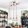 Koyoto hanging light, globe light, pendant light Ecru, black, 3-light sources
