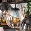 Koyoto hanging light, globe light, pendant light Ecru, black, 3-light sources