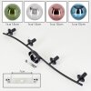Gastor ceiling light, globe light blue, chrome, green, coppery, Smoke-coloured, 4-light sources