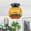 Ripoll ceiling light, globe light gold, 1-light source