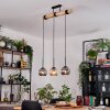 Koyoto hanging light, globe light, pendant light Ecru, black, 3-light sources