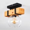 Sernadelo ceiling light, globe light Ecru, black, 1-light source
