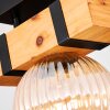 Sernadelo ceiling light, globe light Ecru, black, 1-light source